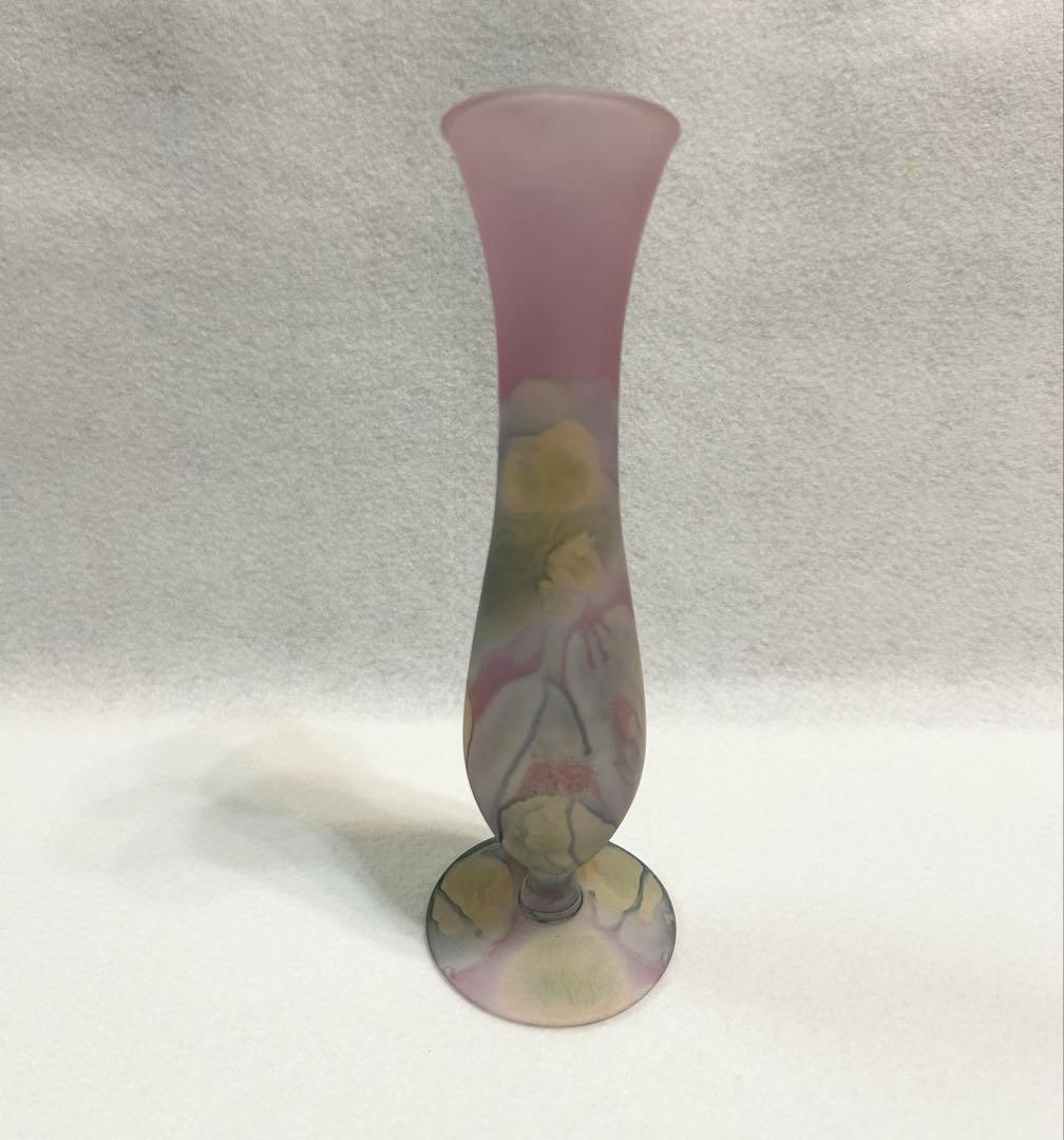 ● Reuven Glass ルーベングラス カナダ ヴィンテージ ガラス花瓶