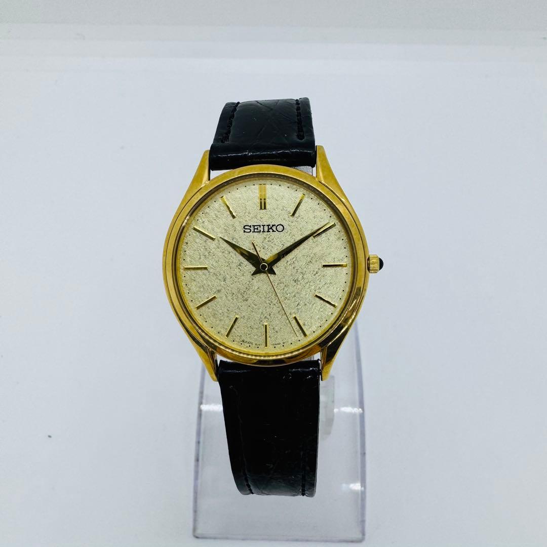 ✨SEIKO✨セイコー✨8J41-0AJ0✨クォーツ✨ゴールド文字盤✨腕時計✨