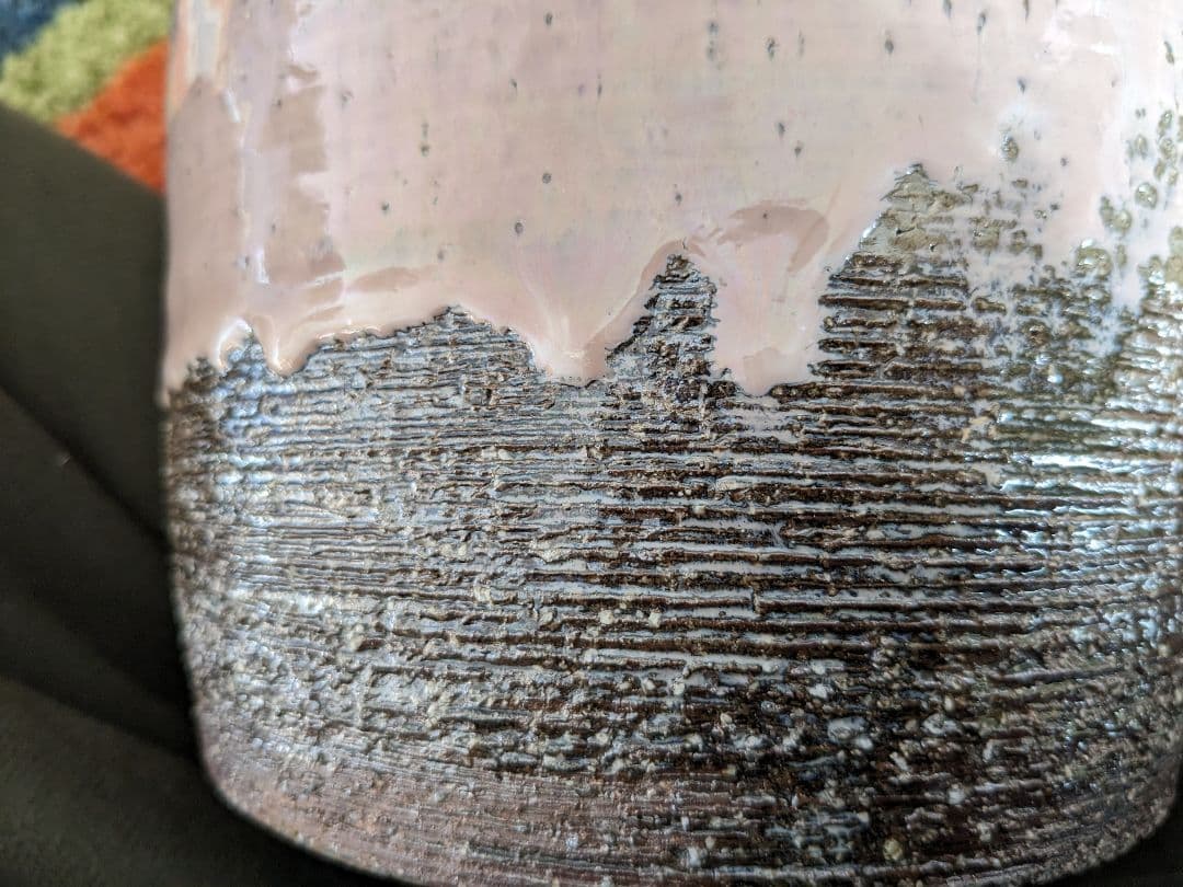 す*り様 【お値下げ】波多野善蔵　萩灰被水指　茶道具