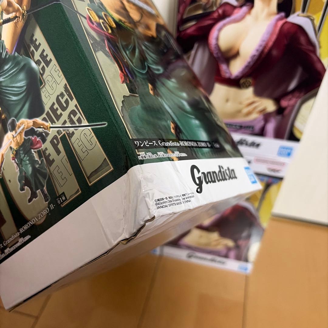 [期間限定] ワンピース　Grandista ハンコック　ゾロ　フィギュア4体