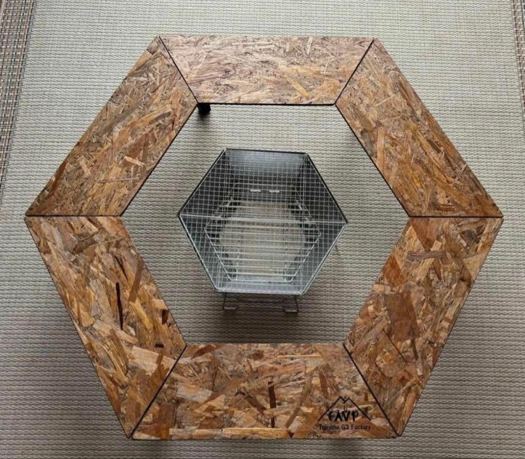 ヘキサテーブル65ブラック　FH65b