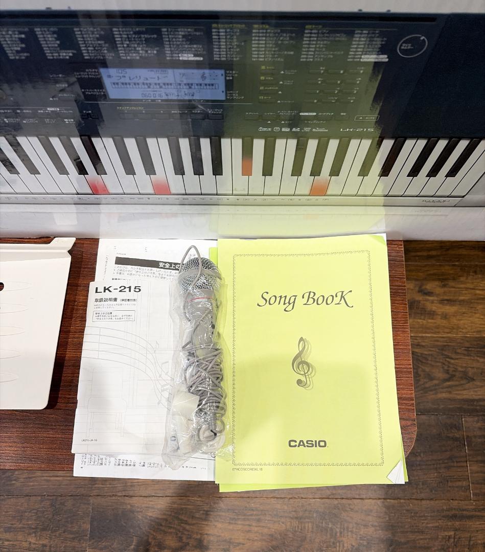 CASIO カシオ LK−215 光ナビゲーションキーボード 61鍵