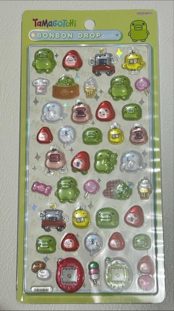 正規品　ボンボンドロップシール　たまごっち　４種