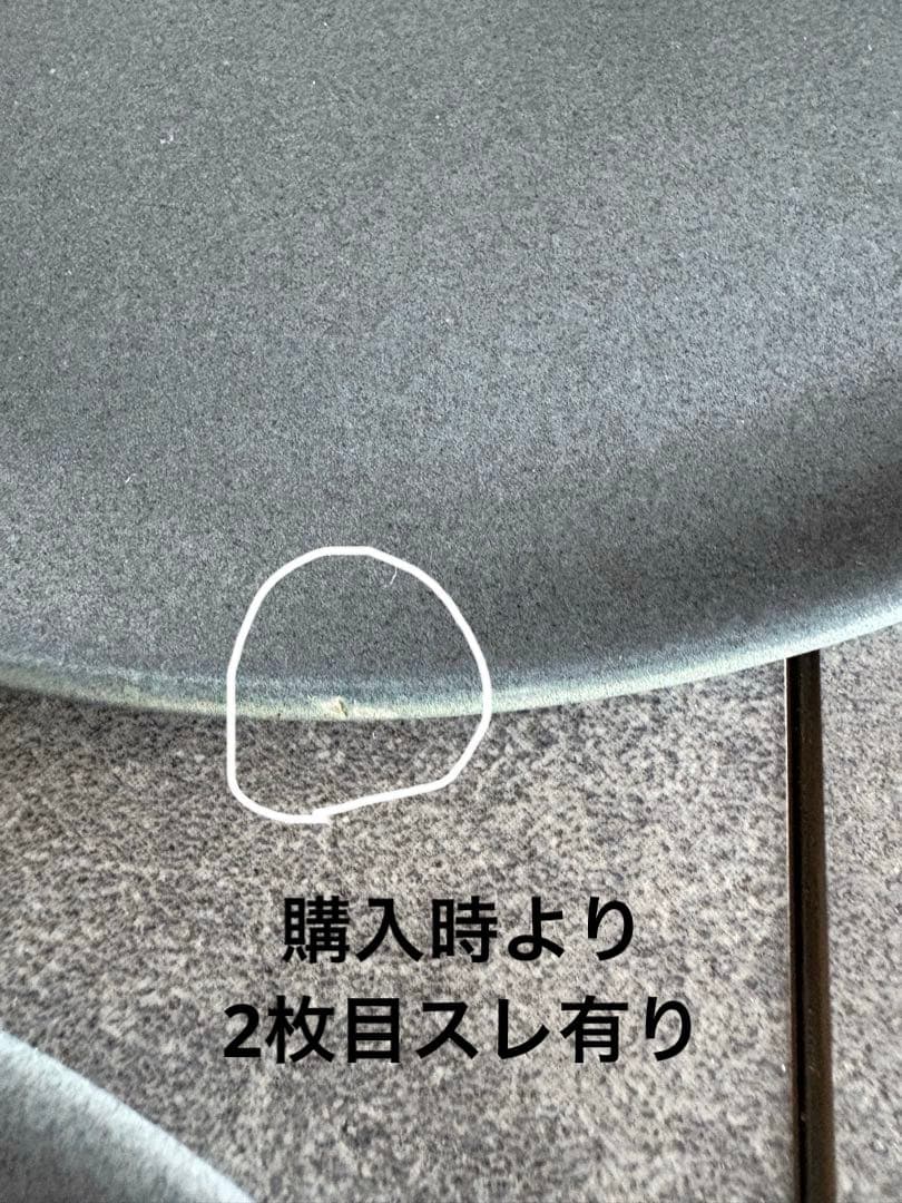 ACTUS(アクタス)グレー　ディナープレート大皿4枚セット