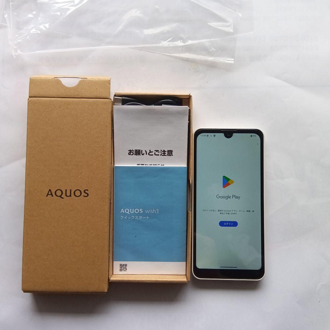AQUOS wish3A302SH スマートフォン 本体中古品