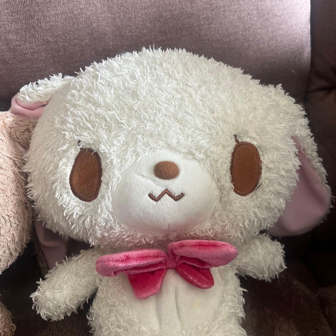 【値下げ可能‼️】シュガーバニーズ　ぬいぐるみ　くろうさ　しろうさ　サンリオ　レア