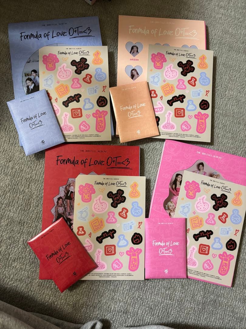 TWICE Formula of Love アルバム＋特典つき
