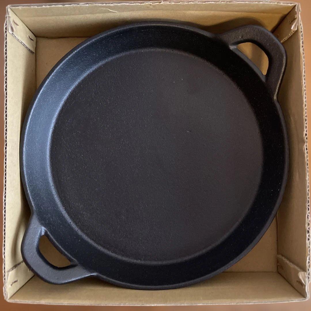 【新品未使用】釜浅商店 南部浅鍋 24cm IH対応 鍋敷・たわし付き3点セット